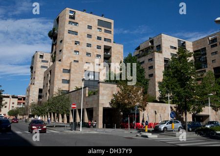 L'Europe, Milan, Lombardie, bicoque, nouveau, les bâtiments, l'architecture, à l'extérieur, jour, personne n',quartier Bicocca Banque D'Images