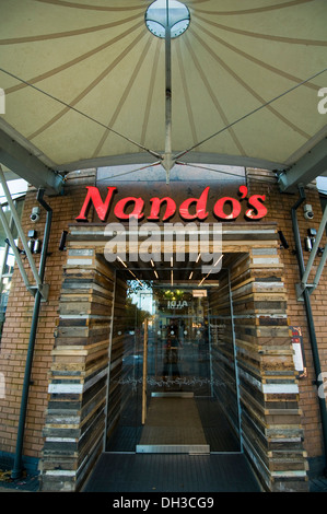 Nandos poulet Nando's restaurant restaurants uk chaîne Banque D'Images