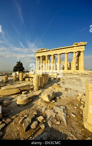 Le Parthénon, l'Acropole, Athènes, Grèce, Europe Banque D'Images