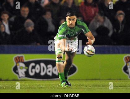 Rochdale, UK. 28 octobre 2013. Apirana Pewhairangi (Irlande) - Fidji / Irlande - Groupe A - Coupe du Monde de Rugby 2013 - Spotland Rochdale, stade, en Angleterre. 28/10/2013 © Sport en images/Alamy Live News Banque D'Images