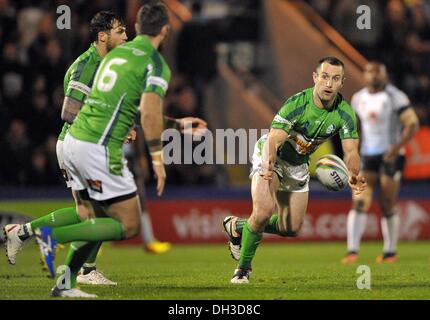 Rochdale, UK. 28 octobre 2013. Bob Beswick (Irlande) - Fidji / Irlande - Groupe A - Coupe du Monde de Rugby 2013 - Spotland Rochdale, stade, en Angleterre. 28/10/2013 © Sport en images/Alamy Live News Banque D'Images