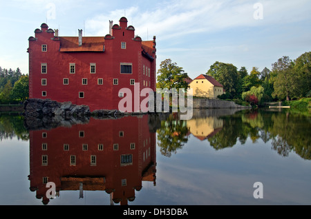 Château de Cervena Lhota Bohemia République Tchèque Banque D'Images