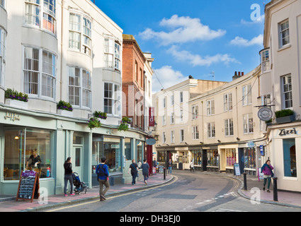 Le centre-ville de Brighton lanes Brighton West Sussex England UK GB EU Europe Banque D'Images