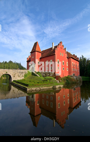 Château de Cervena Lhota Bohemia République Tchèque Banque D'Images