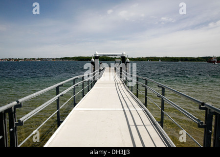 Nouveau quai des ferries, friedrichsort, Kiel, Kiel friedrichsort, mer baltique, Schleswig-Holstein Banque D'Images