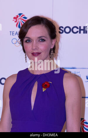 Londres, Royaume-Uni. 30Th Nov, 2013. Victoria Pendleton arrive à la British Olympic Bal à l'hôtel The Dorchester, Park Lane. Credit : Action Plus Sport/Alamy Live News Banque D'Images