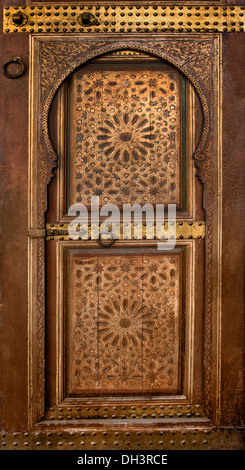 El Bahia Palace 19e siècle Marrakech Maroc ( construire par Si Moussa, grand vizir du sultan ) Banque D'Images