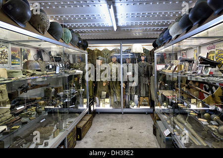 Salle de musée, Esch bunker, ligne Maginot. Banque D'Images