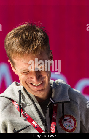 Gordy Sheer à l'USOC 100 jours à l'Jeux olympiques d'hiver de 2014 à Sotchi Banque D'Images