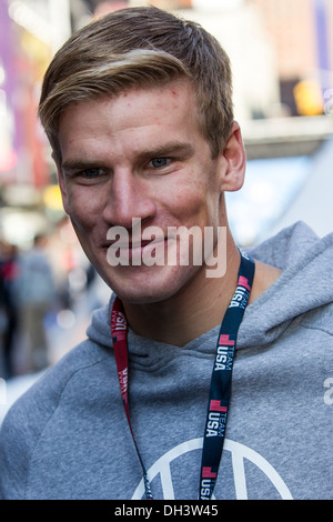 Chas Guldemond à l'USOC 100 jours à l'Jeux olympiques d'hiver de 2014 à Sotchi Banque D'Images