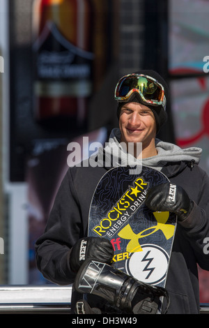 Chas Guldemond à l'USOC 100 jours à l'Jeux olympiques d'hiver de 2014 à Sotchi Banque D'Images