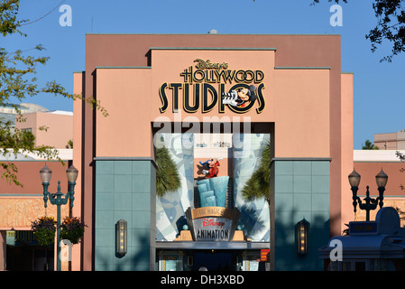 Les studios hollywoodiens, entrée à la magie de Disney Animation, Disney World, Orlando, Floride Banque D'Images