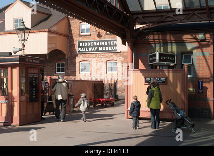 Kidderminster station sur la Severn Valley Railway Banque D'Images