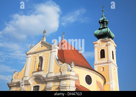 Église des Carmes, Gyor, Hongrie, Western Transdanubia Banque D'Images