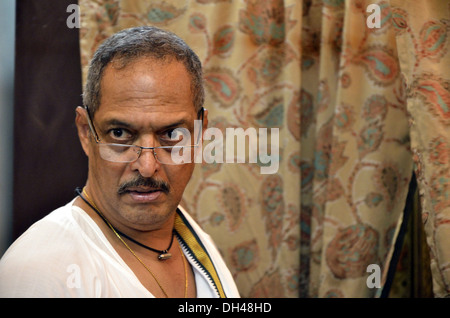Acteur de film Bollywood indien Nana Patekar à Mumbai Maharashtra Inde Banque D'Images