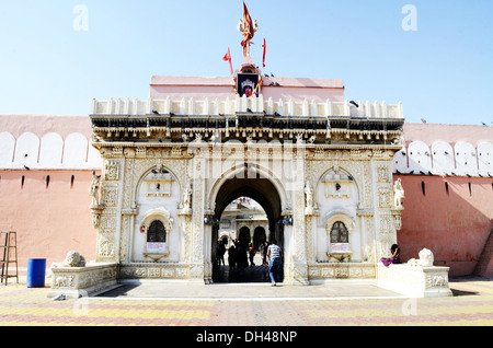 Karani Mata Temple à Deshnok Bikaner Rajasthan Inde Banque D'Images