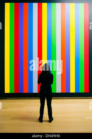 Mur Peinture Dessin # 1084 par Sol Lewitt au Stedelijk Museum à Amsterdam aux Pays-Bas Banque D'Images