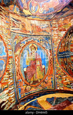 Fresco Saint Julien basilique Brioude Haute-Loire Auvergne Massif-Central France Banque D'Images