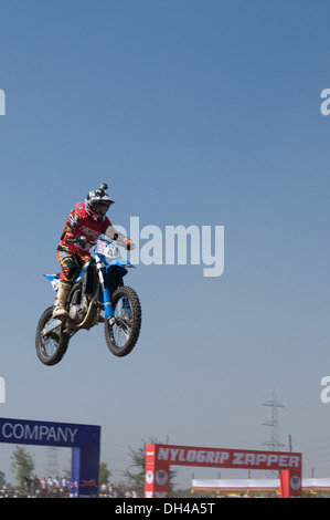 Motocross Bike Race Pune Maharashtra Inde Asie Dec 2011 NOMR et NOPR Banque D'Images