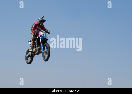 Motocross Bike Race Pune Maharashtra Inde Asie Dec 2011 NOMR et NOPR Banque D'Images