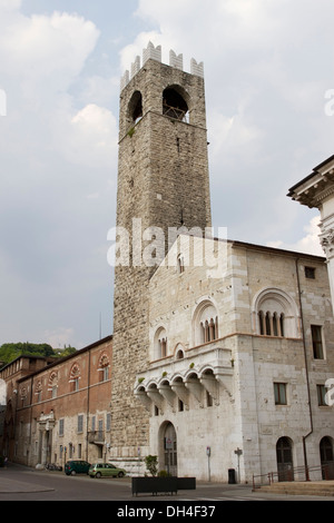 Torre del Pegol (Tour de Pegol ou Tour de la population), Brescia, Italie. Banque D'Images