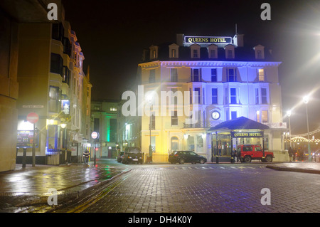 Queens Hotel sur le front de mer de Brighton Banque D'Images