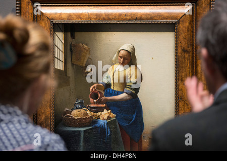 Pays-bas, Amsterdam, Rijksmuseum . Johannes Vermeer, La Laitière, ca 1660 Banque D'Images