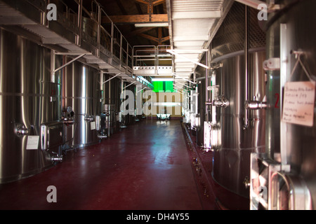 Planeta Estate Winery, l'Ulmo , situé près de Sambuca di Sicilia, Italie Banque D'Images