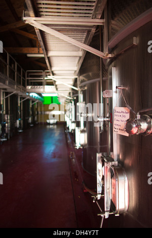 Planeta Estate Winery, l'Ulmo , situé près de Sambuca di Sicilia, Italie Banque D'Images