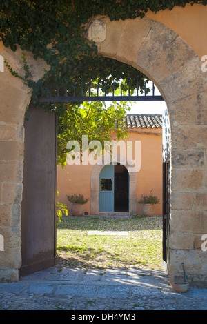 Planeta Estate Winery, l'Ulmo , situé près de Sambuca di Sicilia, Italie Banque D'Images