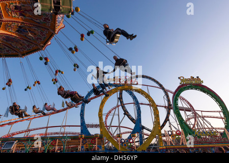 Olympia Looping, le plus grand festival de la bière du monde Munich, Allemagne. 2007 Banque D'Images