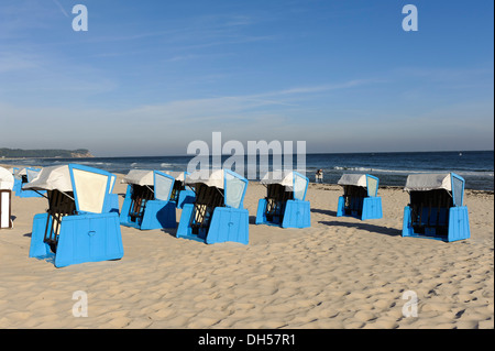 La mer Baltique de Binz, spa Ile de Rugia (Ruegen) Mecklenburg-Hither Occidentale, Allemagne Banque D'Images