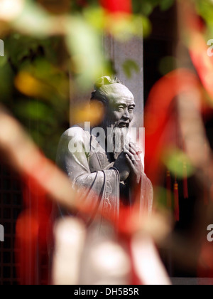 Temple de Confucius, Shanghai, Chine, Asie Banque D'Images