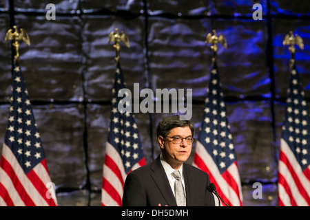 Le secrétaire du Trésor américain Jacob Lew 'Jack'. Banque D'Images