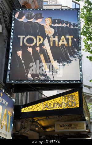 Top Hat jouer à l'Aldwych Theatre, London, England, UK Banque D'Images