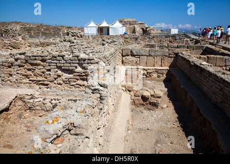 Les ruines de Nora, dans le sud de la Sardaigne Banque D'Images