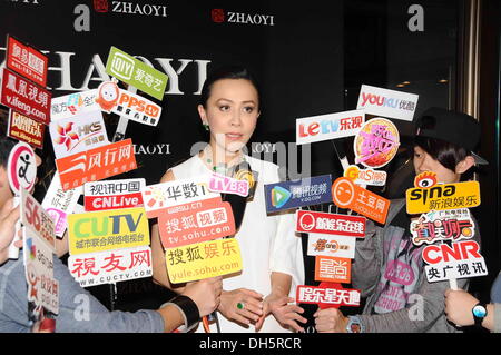 Hong Kong, Chine. 31 octobre, 2013. Carina Lau assiste à la cérémonie d'ouverture d'un magasin de bijoux à Hong Kong, Chine, le jeudi 31 octobre, 2013. Credit : TopPhoto/Alamy Live News Banque D'Images