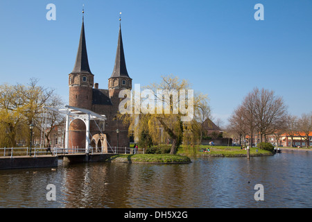 L'Europe, Pays-Bas, Delft, Oostpoort Banque D'Images