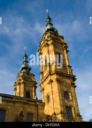 Église de pèlerinage, basilique Vierzehnheiligen Bad Staffelstein, Oberes Maintal salon, Franconia, Bavaria Banque D'Images