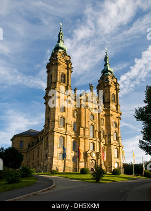 Église de pèlerinage, basilique Vierzehnheiligen Bad Staffelstein, Oberes Maintal salon, Franconia, Bavaria Banque D'Images