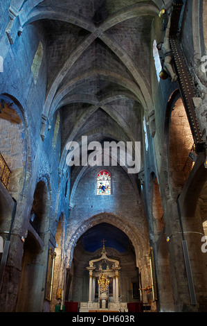 L'intérieur de la Cathédrale Notre Dame Grasse Provence France Banque D'Images
