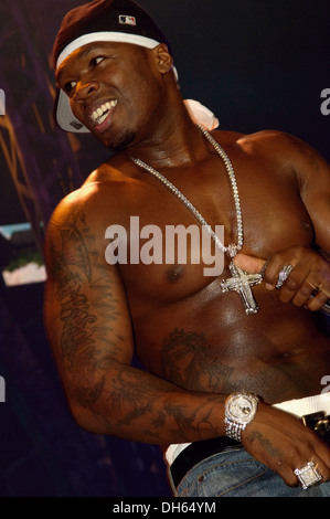 Artiste hip hop 50 Cent a photographié à Wembley de son vrai nom Curtis James Jackson III, il est aussi un acteur de l'investisseur entrepreneur Banque D'Images