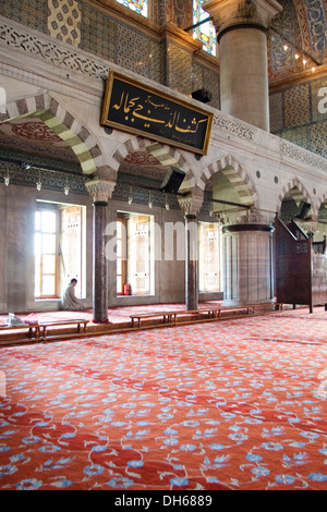 Mosquée bleue dans le district de Sultanahmed, Istanbul, Turquie, Europe Banque D'Images