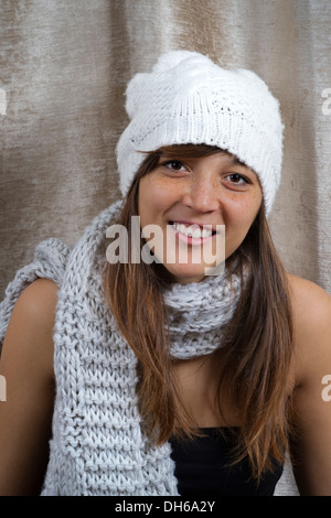 Jeune femme d'origine indonésienne, portrait Banque D'Images