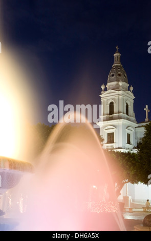 Las Delicias Plaza et cathédrale, Ponce, Puerto Rico Banque D'Images