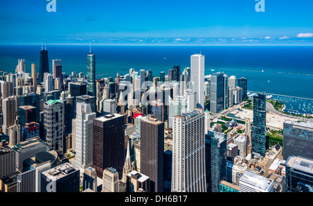 Le centre-ville de Chicago Banque D'Images