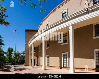 Le New Mexico State Capitol building, Santa Fe, New Mexico, USA Banque D'Images