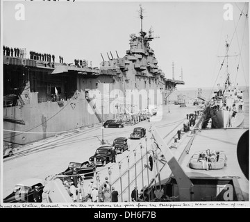 Photographie prise pendant les vacances de croisière Président Harry S. Truman pour les Bermudes. Cette photo montre le Naval Air... 198642 Banque D'Images