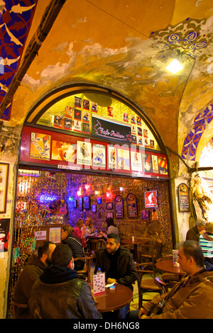 Cafe, Grand Bazar, Istanbul, Turquie Banque D'Images