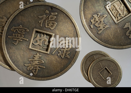 Pièces de cuivre Banque D'Images